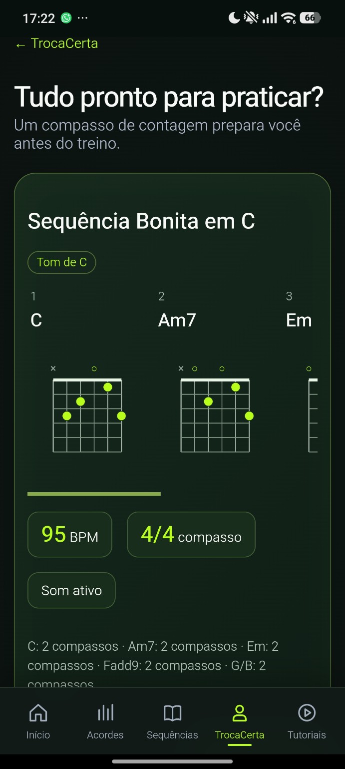 Prepare seu treino