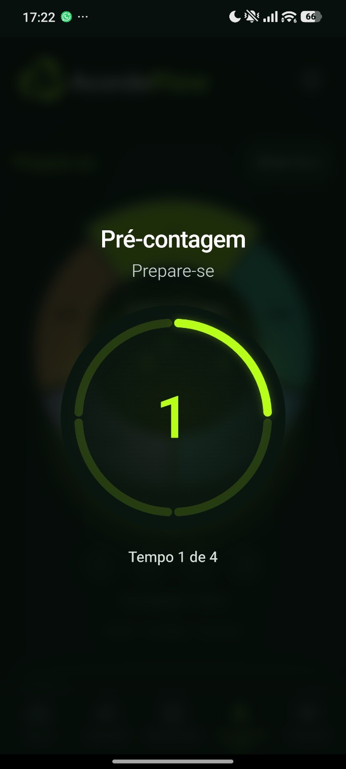 Comece com a pré-contagem